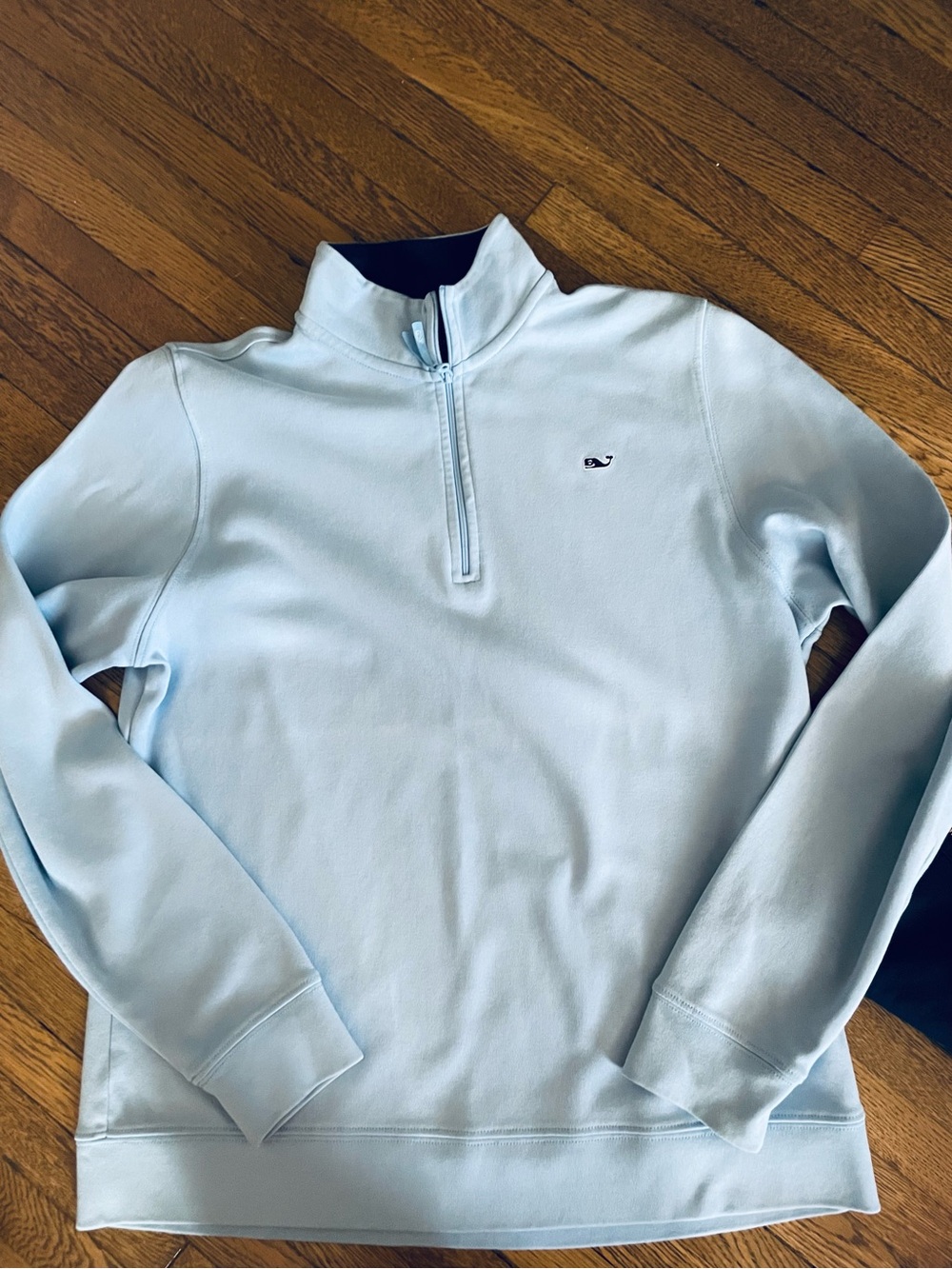 Vineyard Vines Light Blue Half-Zip Pullover Sweatshirt xl